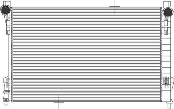 MAGNETI MARELLI radiatorius, variklio aušinimas 350213952000